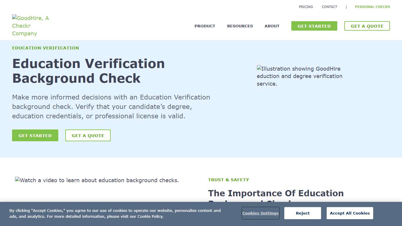 Education Verification Background Check Verify Degrees & Credentials GoodHire